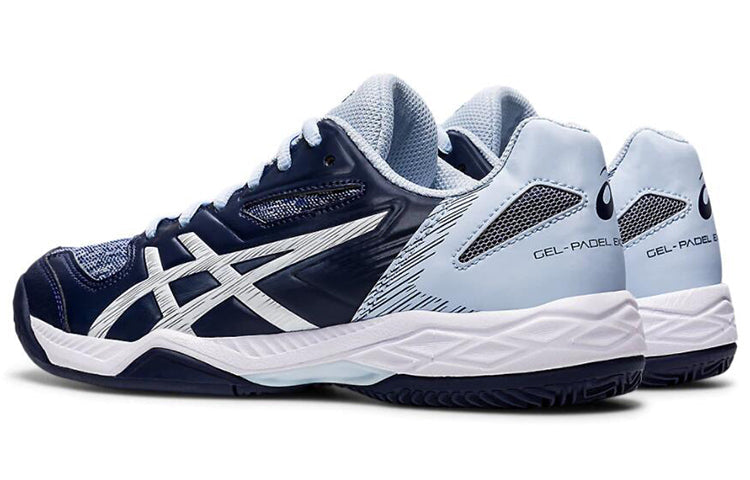 (WMNS) ASICS Gel-Padel Exclusive 5 SG Soft Ground 'Blue White' 1042A004-404