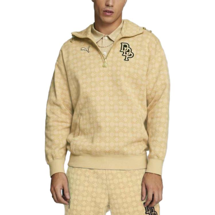 PUMA X Dapper Dan Hoodies 'Beige' 539806-89