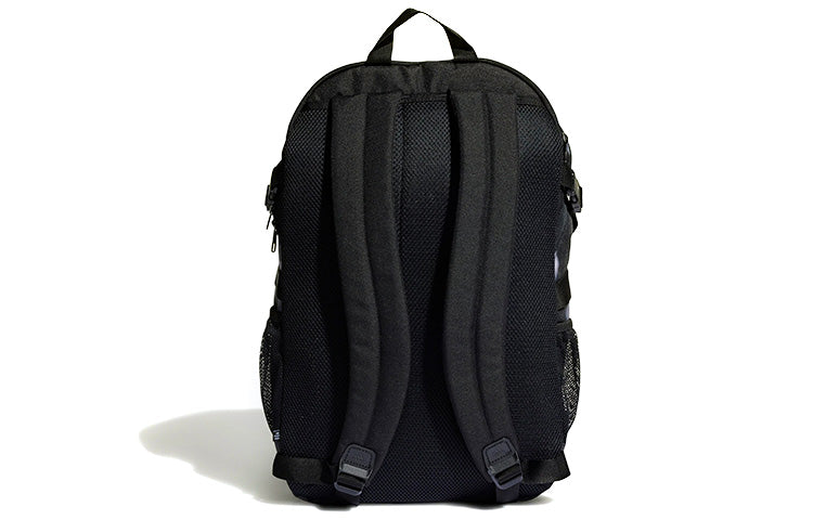 adidas Printing Stripe logo Large Capacity Backpack Unisex White / Gray / Black HI5958