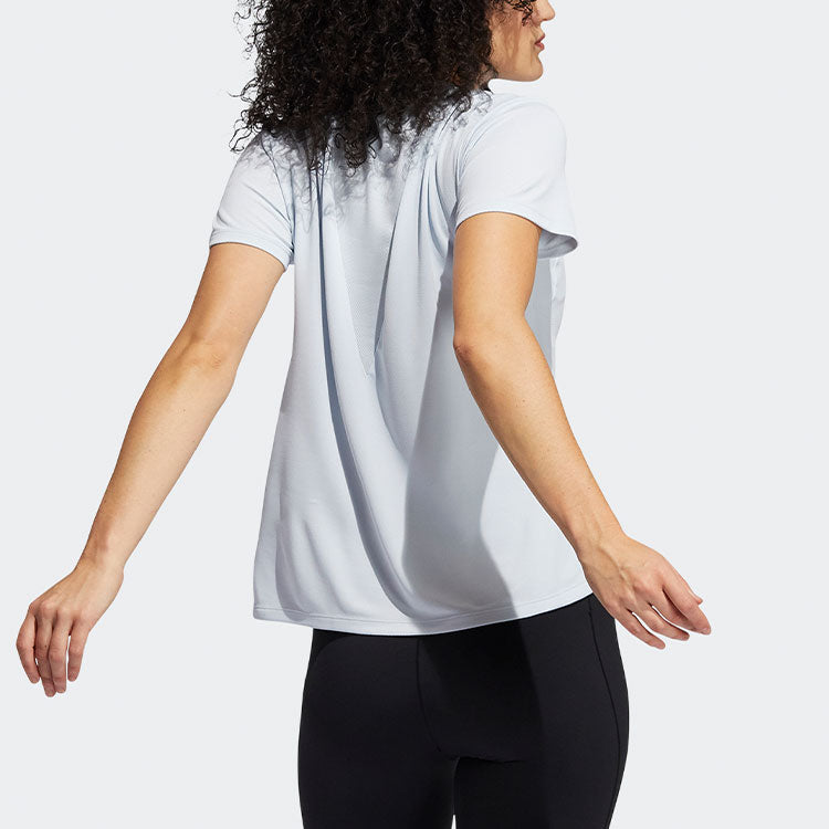 (WMNS) adidas Heatrdy Focus Round-neck Blue H20747