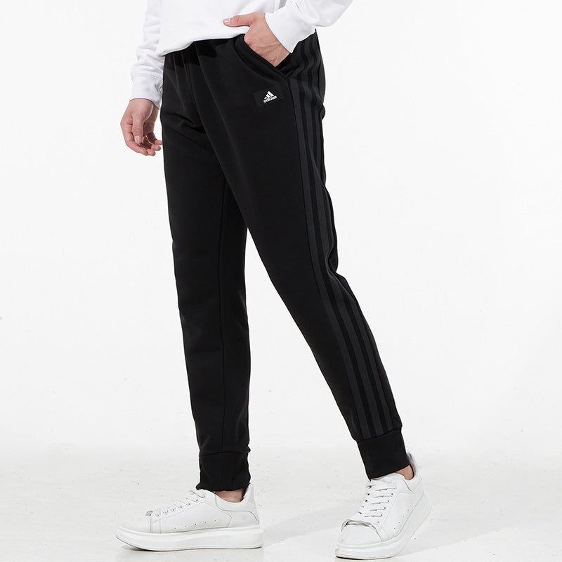 Men's adidas Small Logo Training Casual Sports Pants/Trousers/Joggers Black H44173