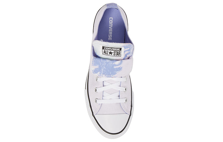 Converse Kids' Double Tongue Palm Trees Low Top Sneaker White 660029F