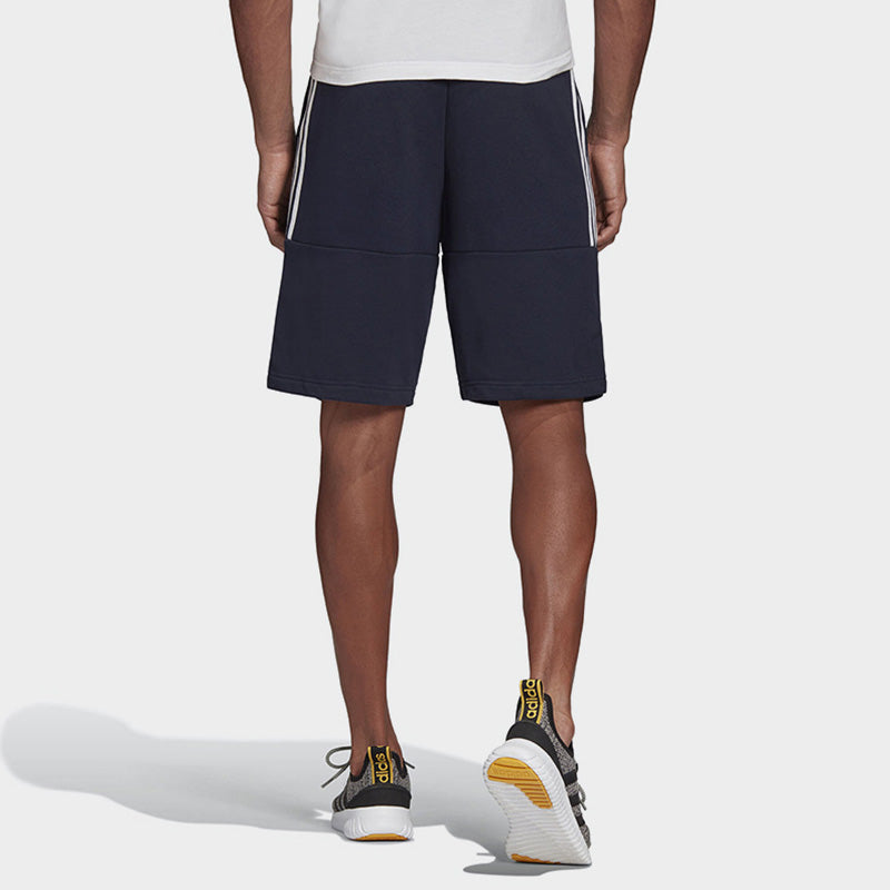 adidas Solid Color Sports Running Casual Shorts Blue EI6213