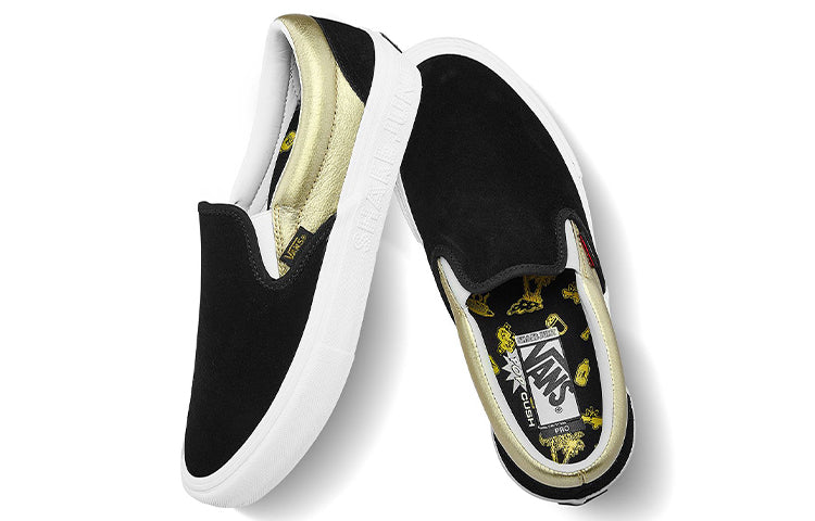 Vans Shake Junt x Slip-On Pro 'Black Gold' VN0A347V13L