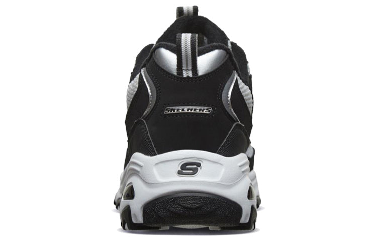 (WMNS) Skechers D Lites 1.0 Running Shoes 'Black And White' 66666254-BKW