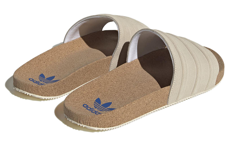 adidas Originals Adilette Premium Slides 'Cork Pack Wonder White' ID2016
