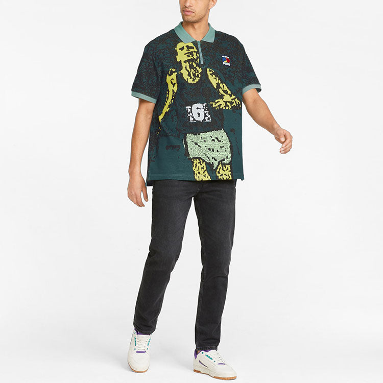 PUMA X Butter Goods Polo Shirt 'Green' 534059-50