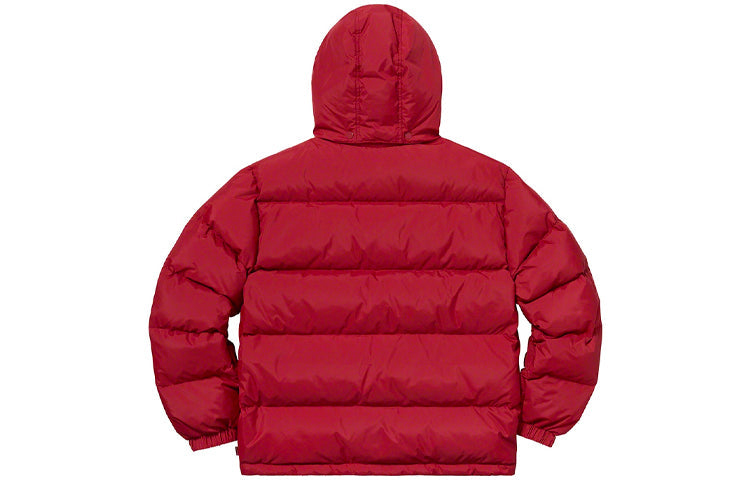 Supreme Stripe Panel Down Jacket 'Burgundy' SUP-FW18-923