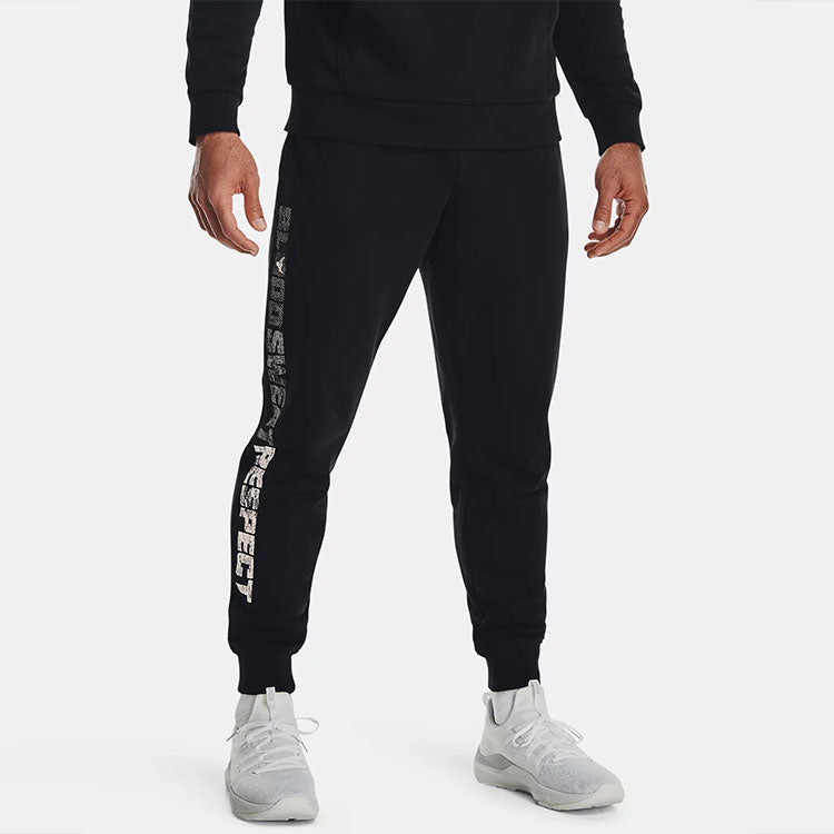 Under Armour Project Rock Rival Fleece Joggers 'Black' 1367111-001