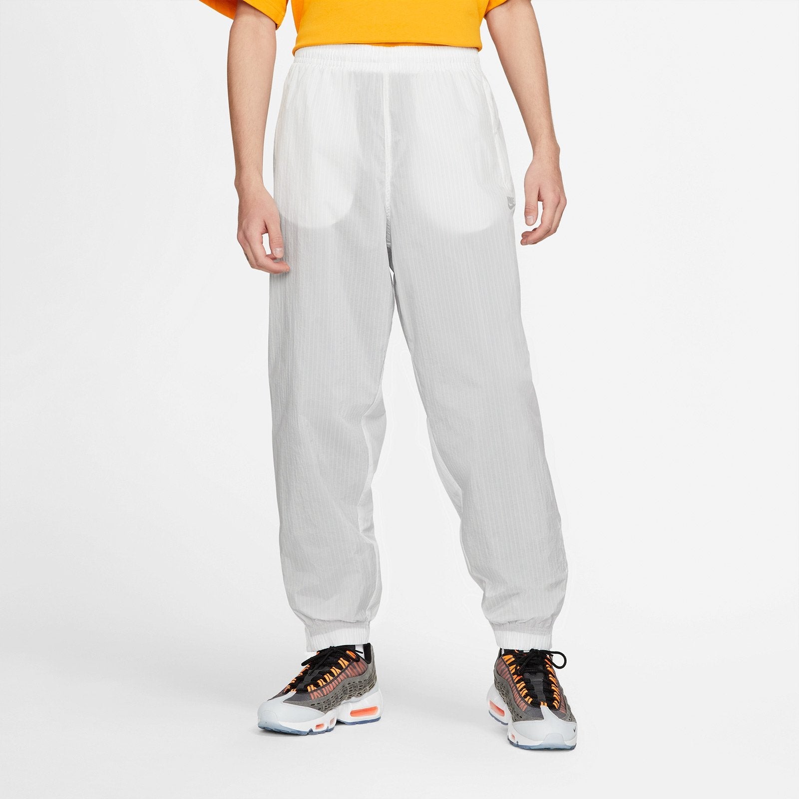 Nike Air x Kim Jones Crossover Reversible Stripe Zipper Sports Pants US Edition Couple Style White DH6585-100