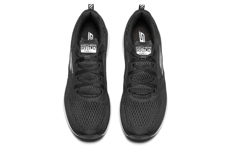 (WMNS) Skechers PURE 2 Sports Shoes Black 128091-BKW