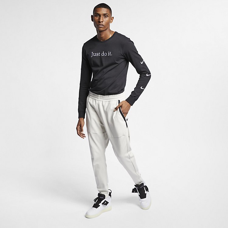 Nike Tech Pack Knit Pants 'Light Bone Black' AR1550-072