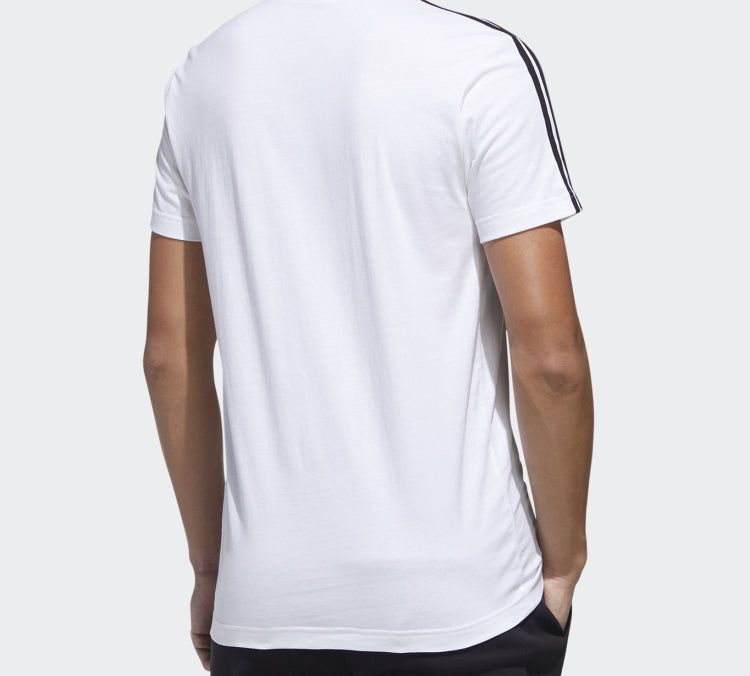 adidas Neo Panda 3-Stripes Graphic T-Shirts 'White Red' GK1551
