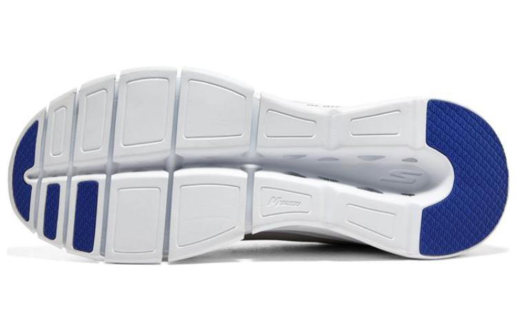 Skechers Go Run Glide-Step Flex 'White Grey Blue' 220507-WBL