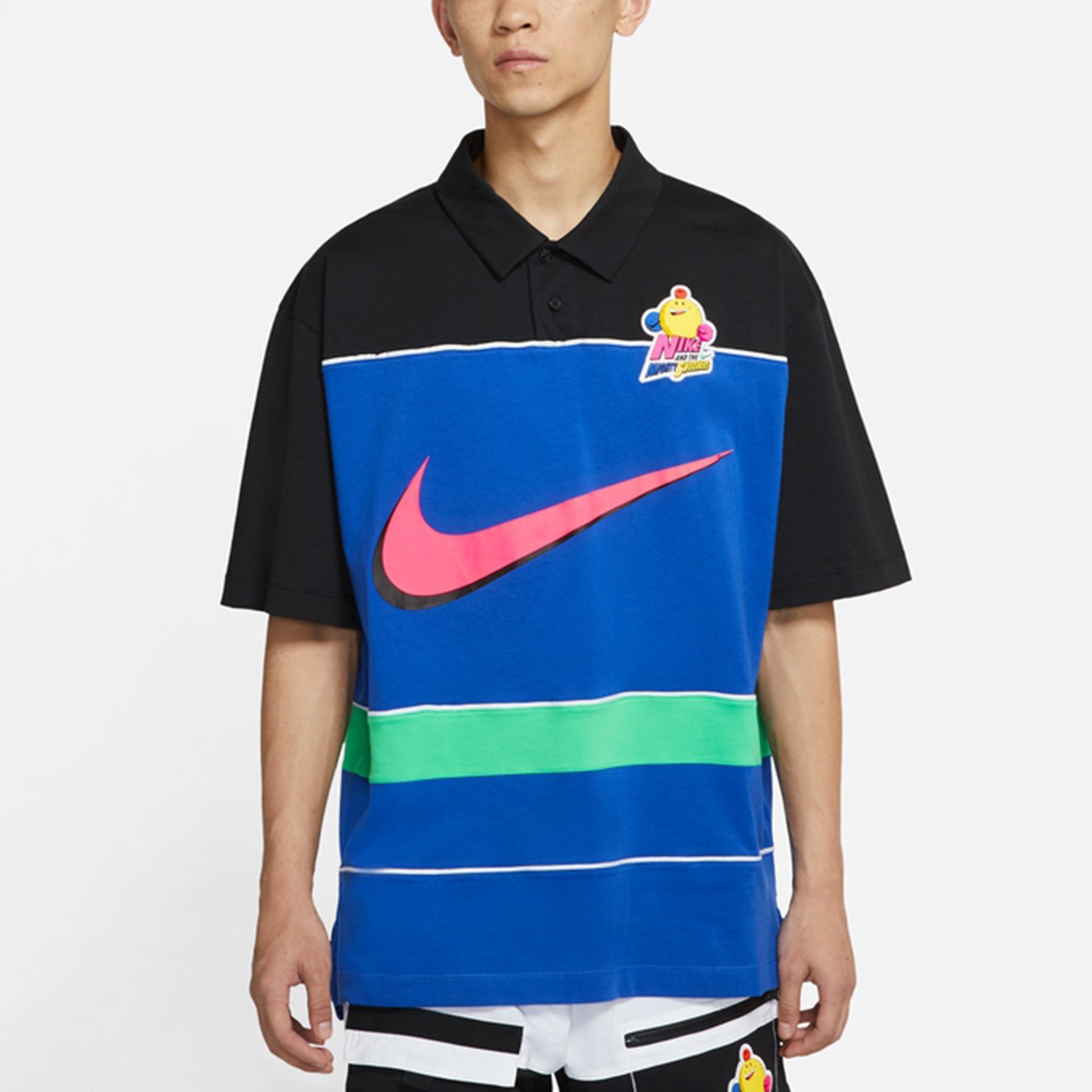 Nike Sportswear Contrasting Colors Athleisure Casual Sports Short Sleeve Polo Shirt Blue DM7918-480
