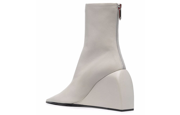 (WMNS) Off-White Dolls Wedge Boots 'White' OWIE014F21LEA0010900