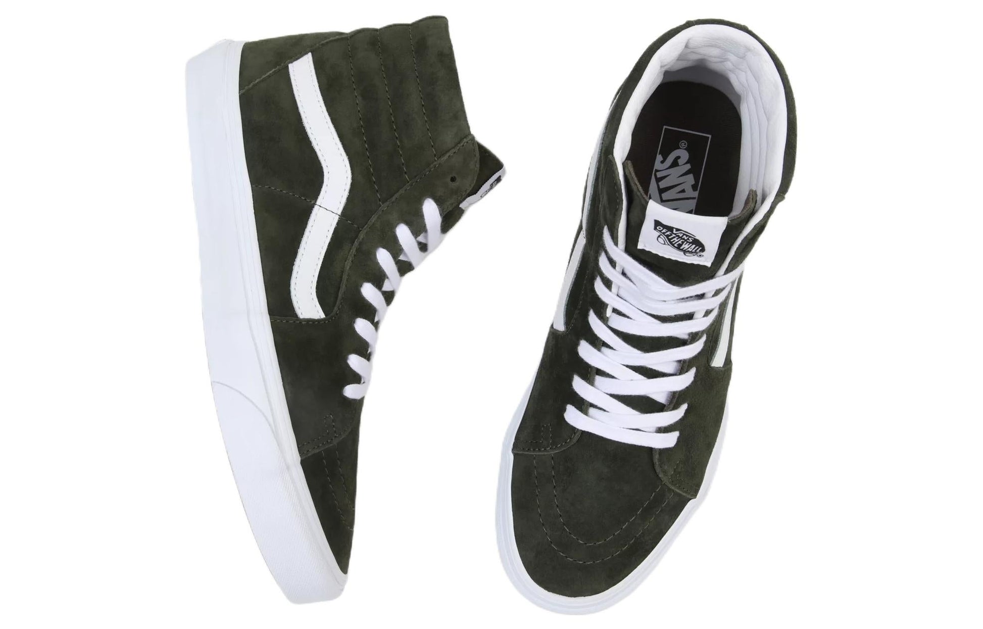 Vans SK8-HI Zamszowe Pig Suede GREEN VN0A4BVT50K