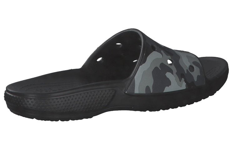 Crocs Classic Slippers Camouflage Black Unisex 207280-001