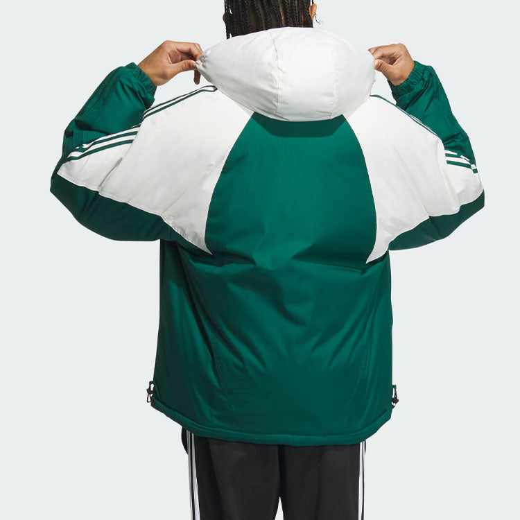 adidas originals Reversible Down Jacket 'Black Green White' IU4827