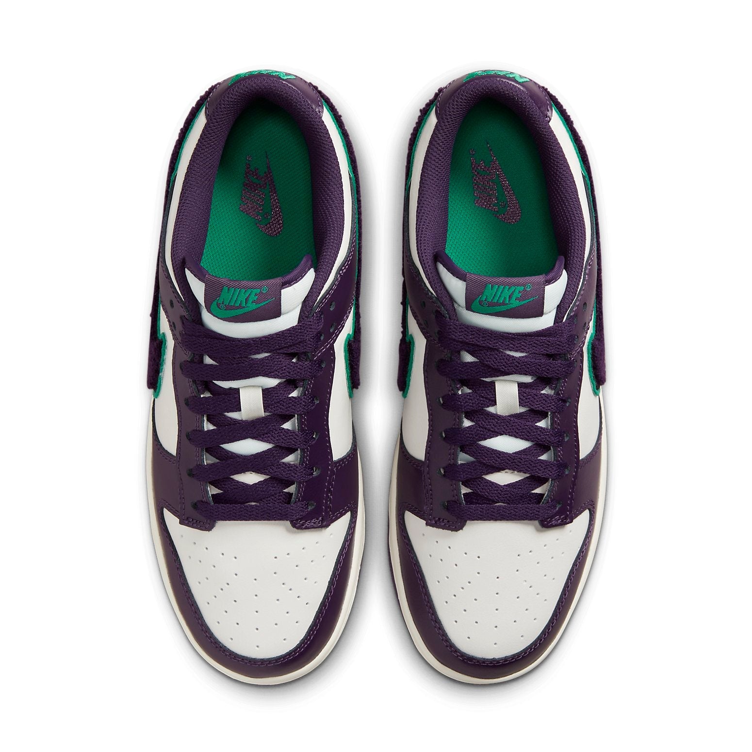 Nike Dunk Low 'Chenille Swoosh - Grand Purple' DQ7683-100