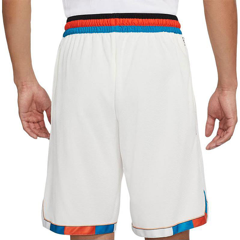 Men's Nike Color Block Lacing Sports Shorts White DA5845-133