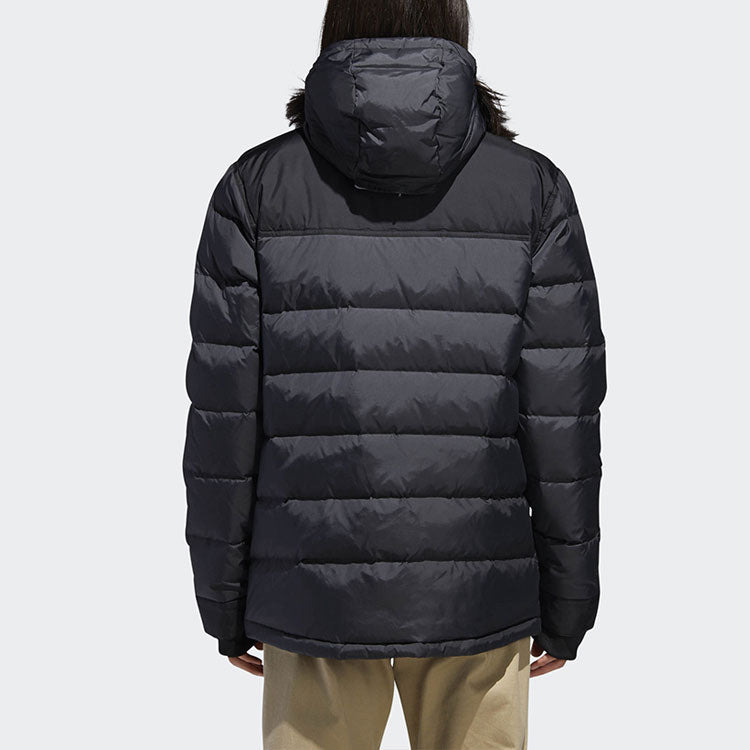adidas originals Dunto Jckt Stay Warm hooded down Jacket Black DH3876