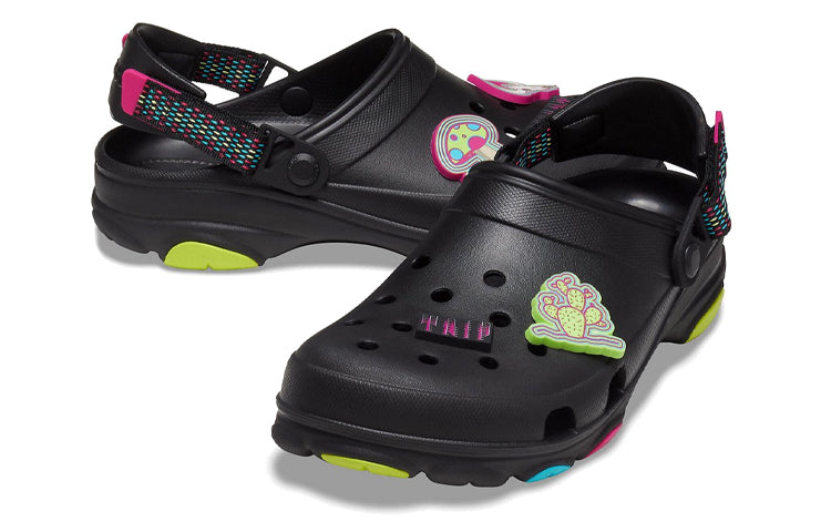 Crocs Classic All-Terrain Clog Minimalistic Casual Unisex Black Sandals 207340-001
