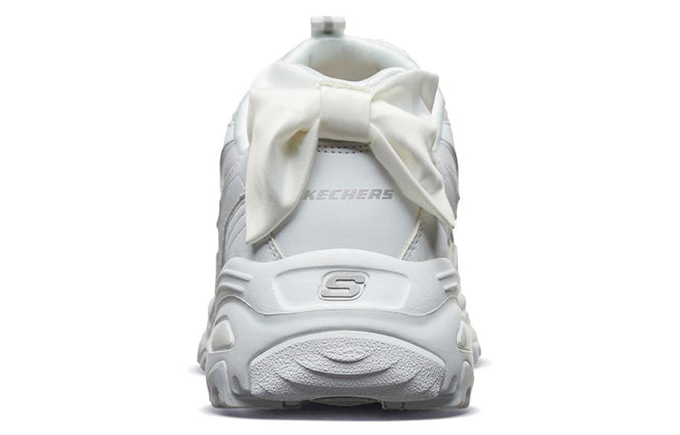 (WMNS) Skechers D Lites 1.0 Low-Top Sneakers 'White' 13168-WHT