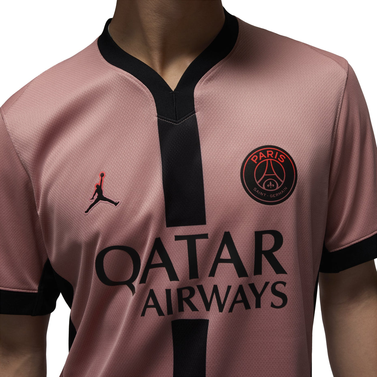 Air Jordan Dri-FIT Paris Saint-Germain 24/25 Stadium Third Replica Jersey 'Rust Pink Black' FQ2024-686