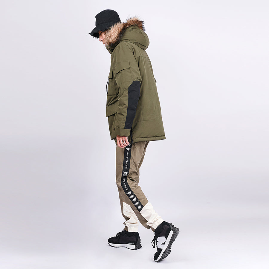New Balance Warm Long Down Jacket Asia Sizing 'Military Green' NPA46021-KH