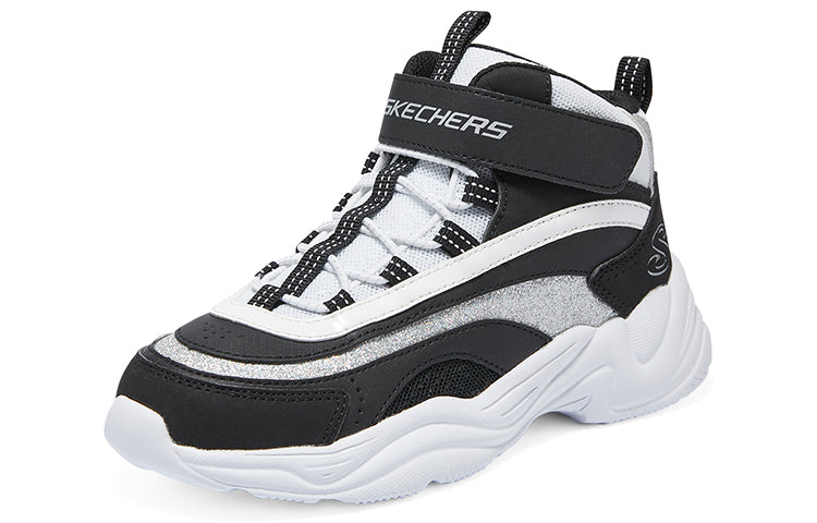 (GS) Skechers Lite Styles Casual Shoes 'Black White' 302584L-BKW