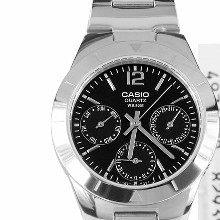 Casio Edifice Stylish Simplicity Analog Watch 'Silver' LTP-2069D-1A