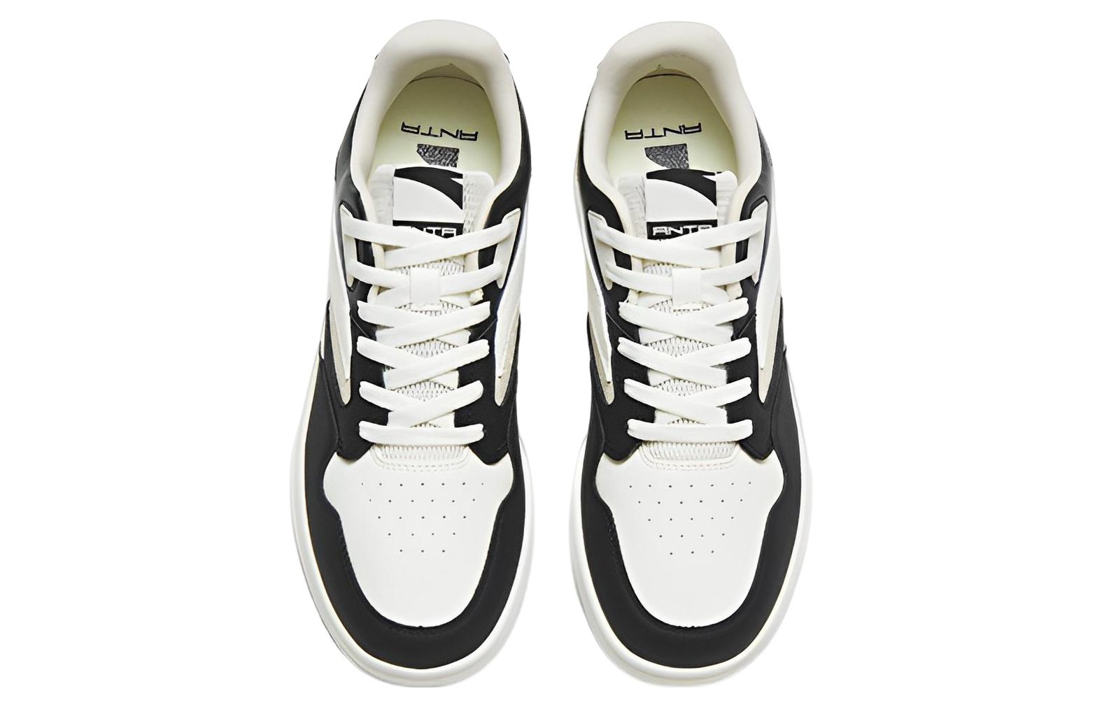 ANTA Street Naughty Low-Top Sneakers 'White Black' 912318016-2