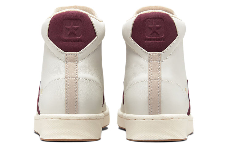 Converse Pro Leather High 'White Deep Bordeaux' 171606C