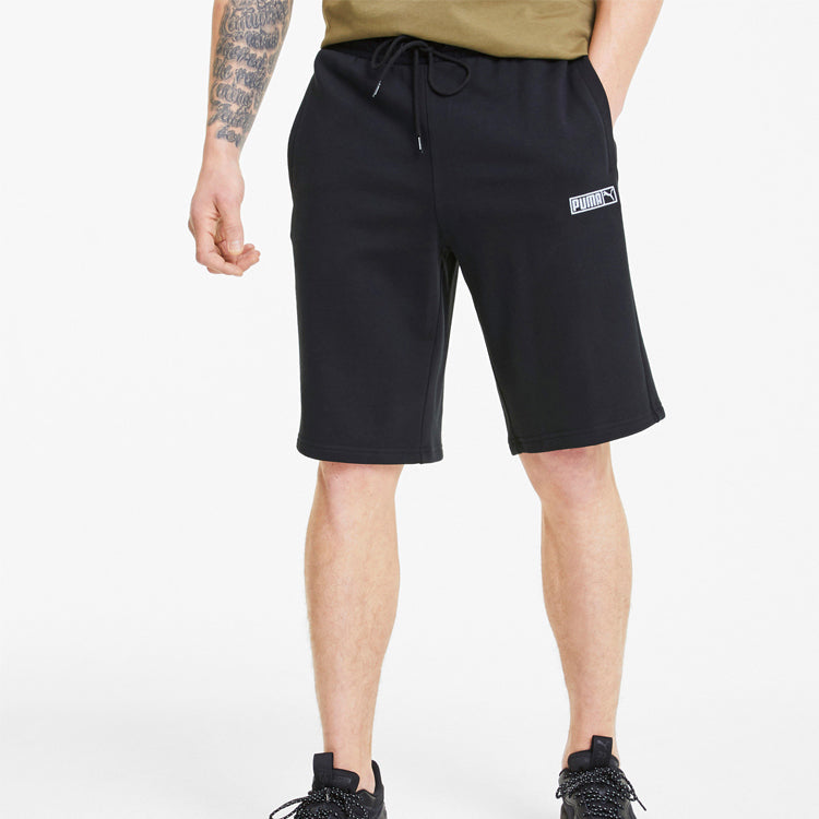 PUMA Classics Logo Shorts 'Black White' 597492-01