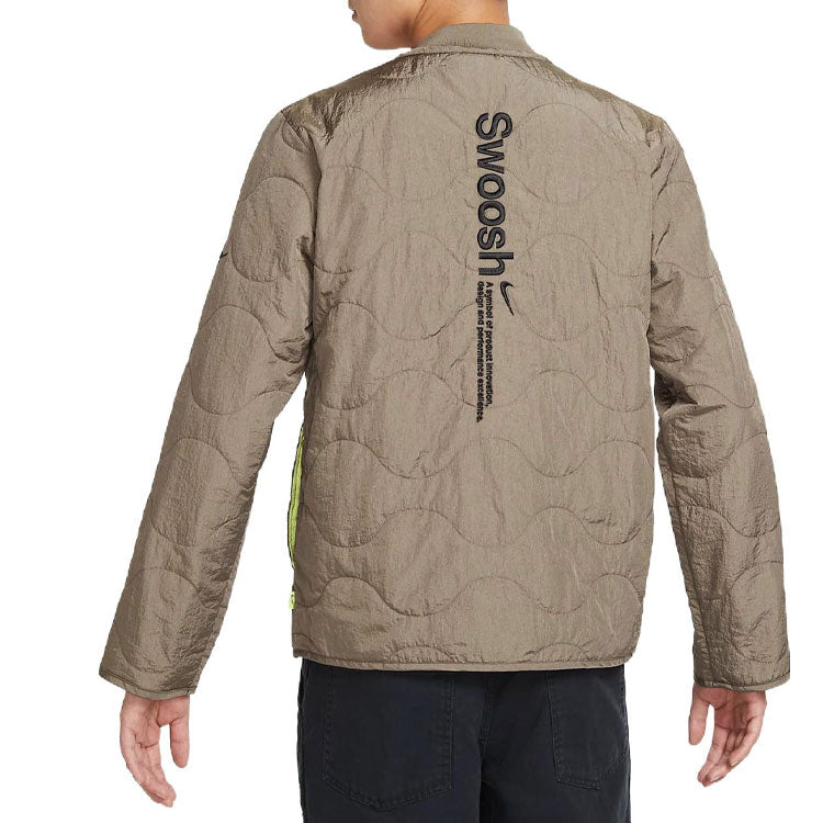 Nike NSW swoosh padded jacket 'Brown' FB1909-031