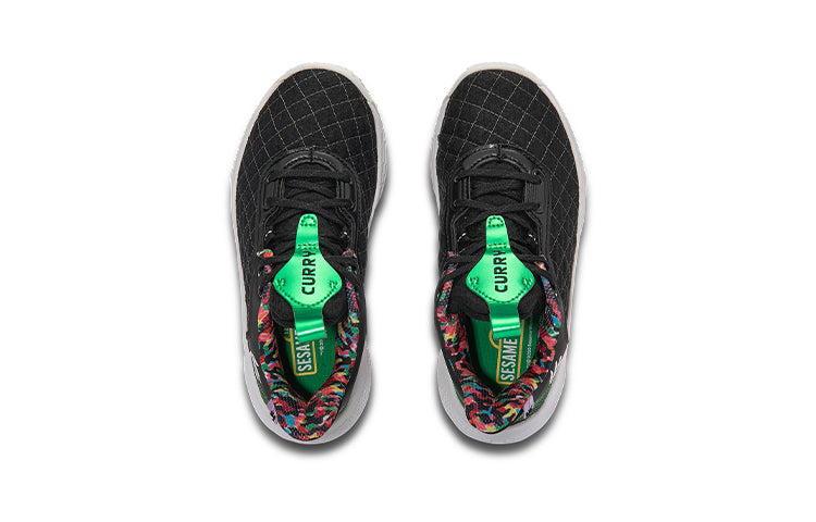 (PS) Under Armour x Sesame Street Curry 9 'Black Green' 3024250-002