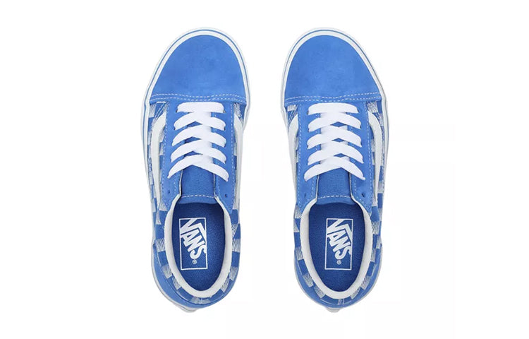 (PS) Vans Old Skool Checkerboard 'Blue White' VN0A4BUU0KK