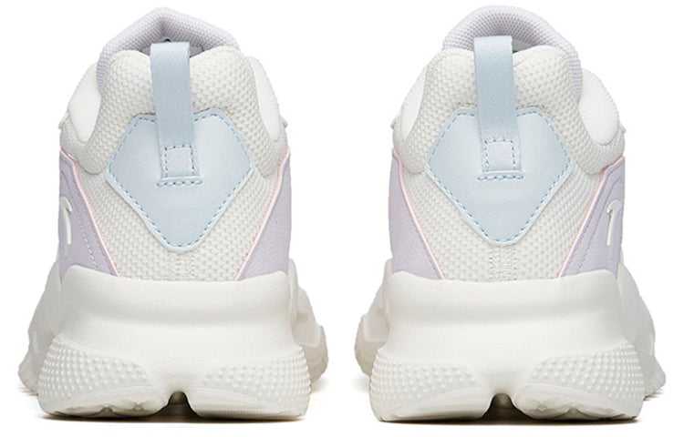 (WMNS) ANTA Life Collection Leather 'White Lilac Blue' 122218860-5