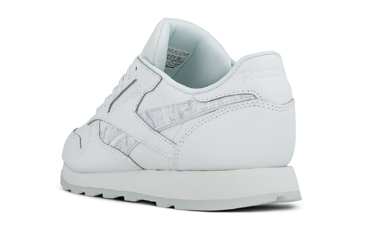 (WMNS) Reebok Classic Leather Low Tops Wear-resistant White CN7413