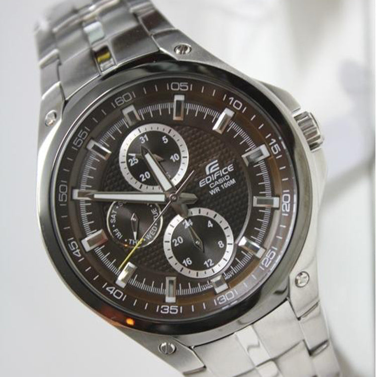 Men's CASIO EDIFICE Series Classic IP Watch Mens Black Analog EF-326D-5AV