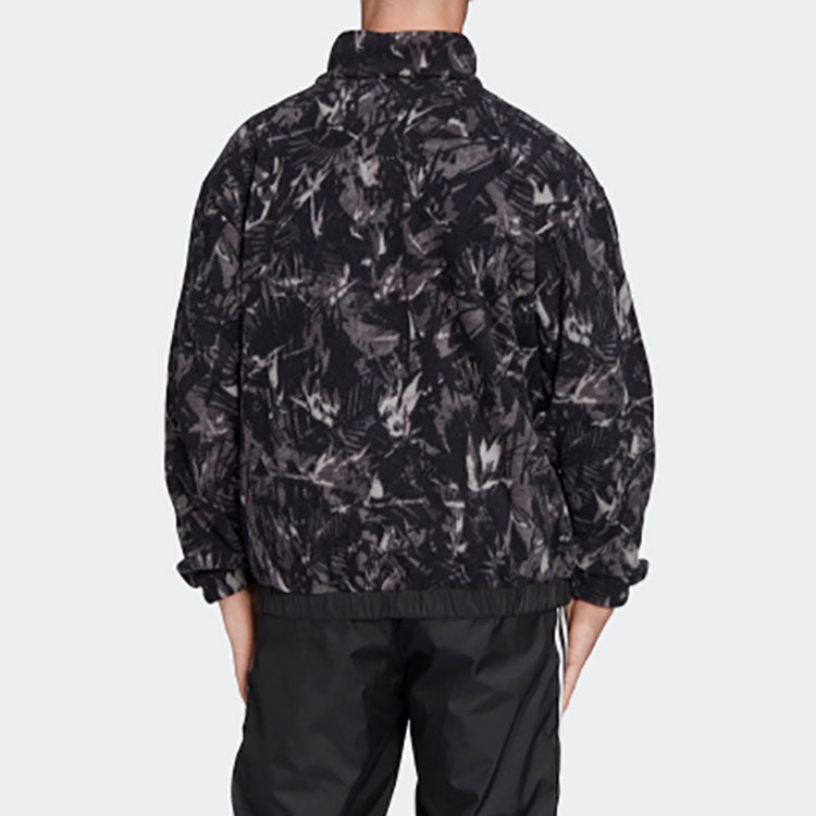 adidas originals Polar Fleece AOP Jacket For Men Black GD0007