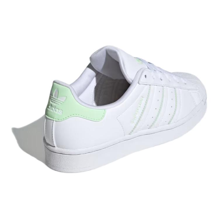 (GS) adidas Superstar 'White Semi Green Spark' IE0270