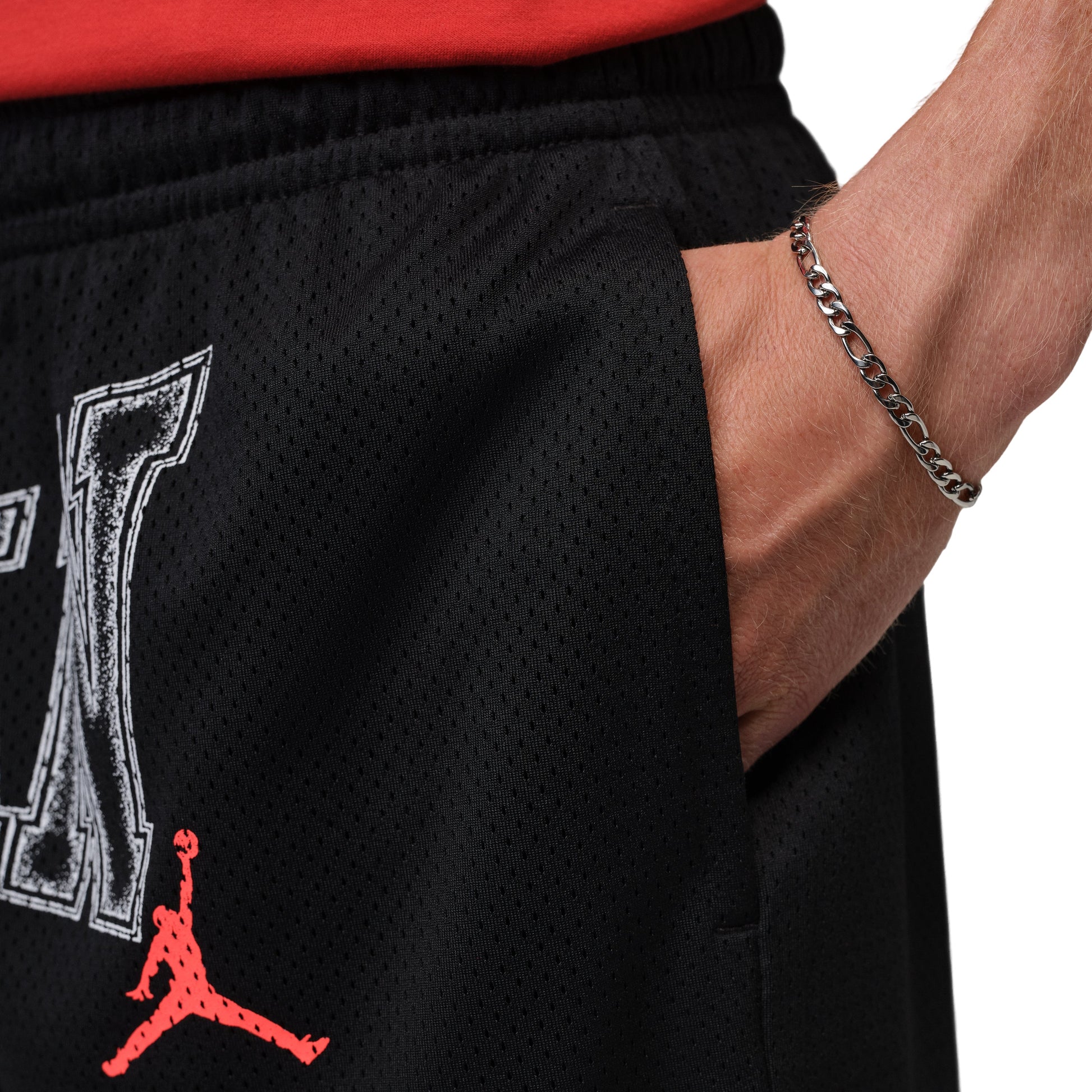 Jordan Brooklyn 18cm Shorts 'Black Infrared 23' IR1485-010