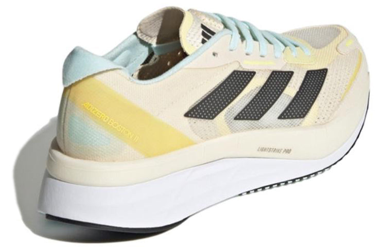 (WMNS) adidas Adizero Boston 11 'Ecru Tint Night Metallic' GX6655