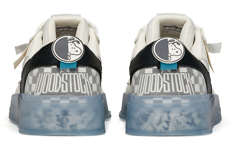 ANTA x SNOOPY Skateboarding Shoes 'White Black Blue' 912148030-3
