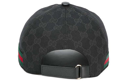 Gucci Original GG Canvas Baseball Hat With Web 'Black' 200035-KQWBG-1060