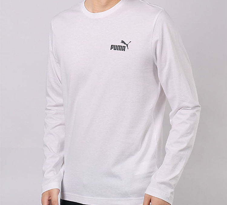 PUMA Round Neck Pullover Long Sleeves White 851772-02
