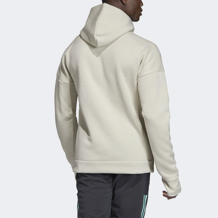 adidas Juve Zne Hd 3.0 Juventus Sports Hooded Jacket White DX9213
