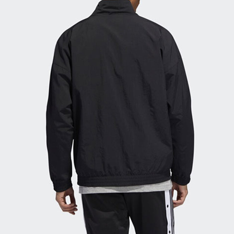 adidas originals Lock Up TT Sleeve Logo Retro Sports Jacket Black ED6092